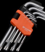Набор имбусовых ключей TORX HARDEN 540601 ( T10-T50, 9 шт. ) 
