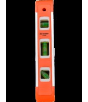 Пластиковый магнитный уровень 228мм HARDEN Торпедо 580521 ( 3 глазка )