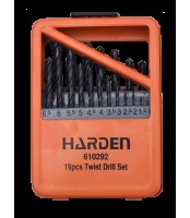 Набор сверл по металлу HARDEN 610292 ( 1-10 мм, HSS, 19 шт. ) 